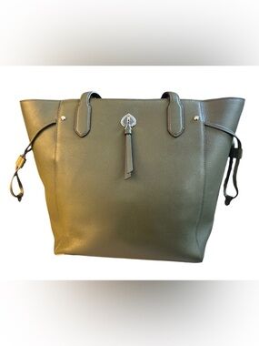 Kate Spade Marti Large Tote Pebbled Leather Enchanted Green